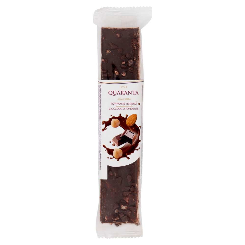 Quaranta Torrone Tenero Cioccolato Fondente 100 g