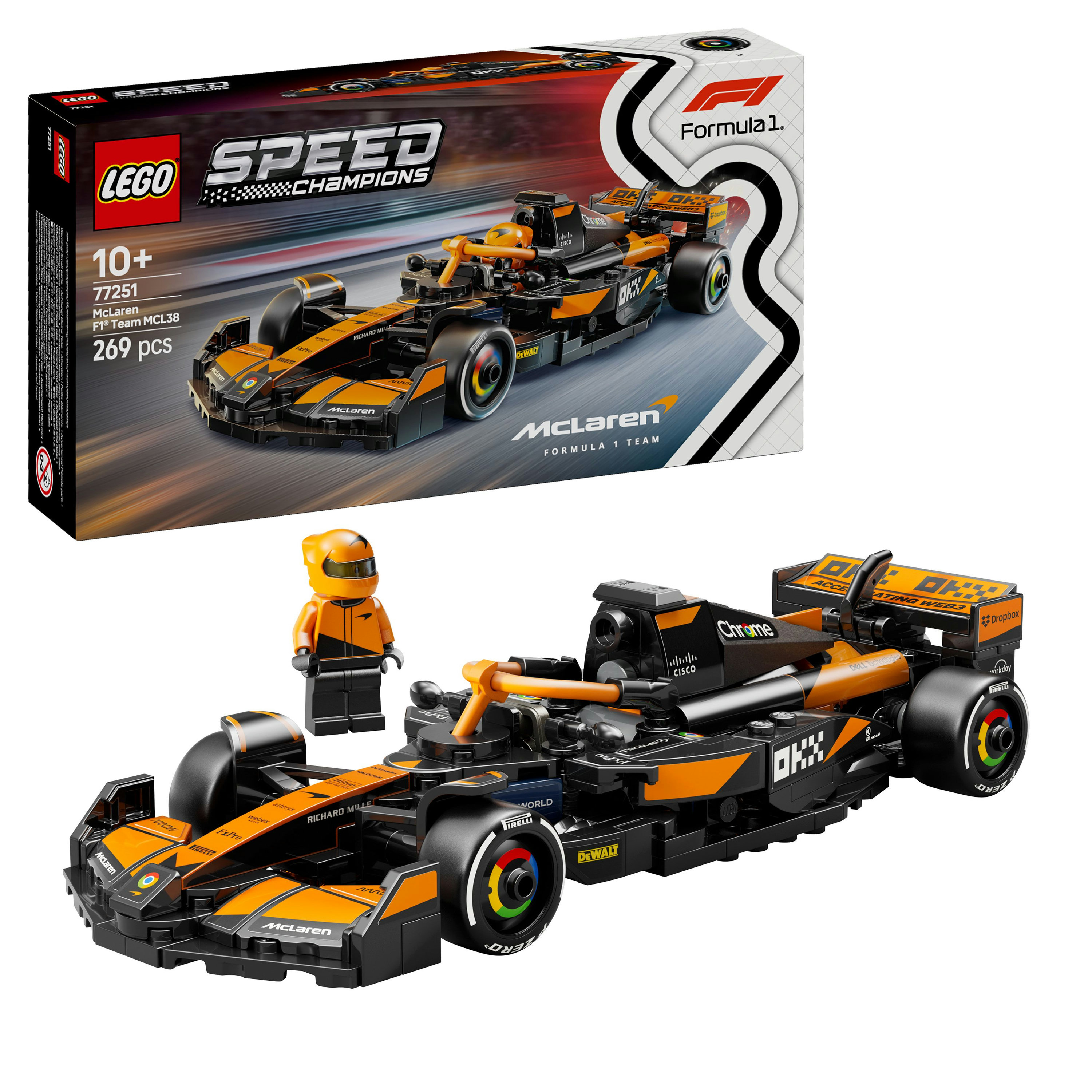 LEGO Speed Champions Auto da corsa McLaren F1® Team MCL38