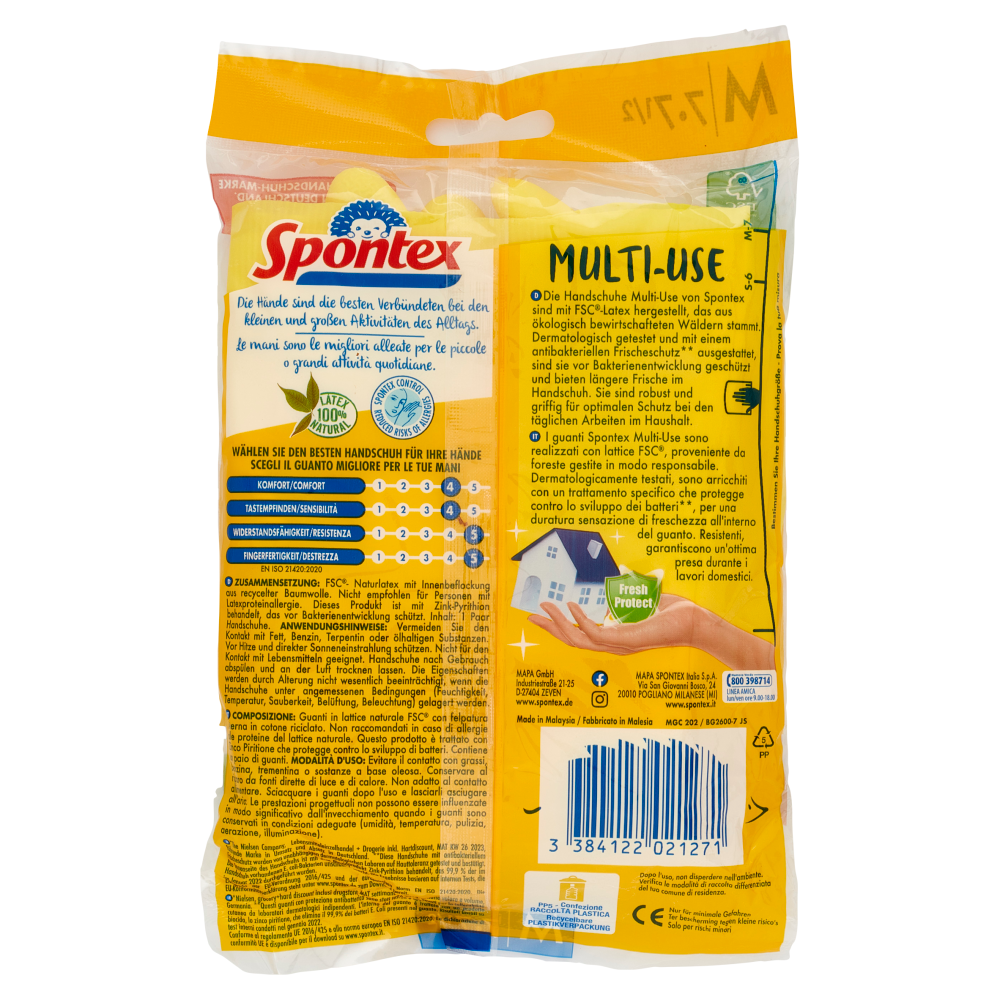 Spontex Guanti Casalinghi Multi-Use Taglia M