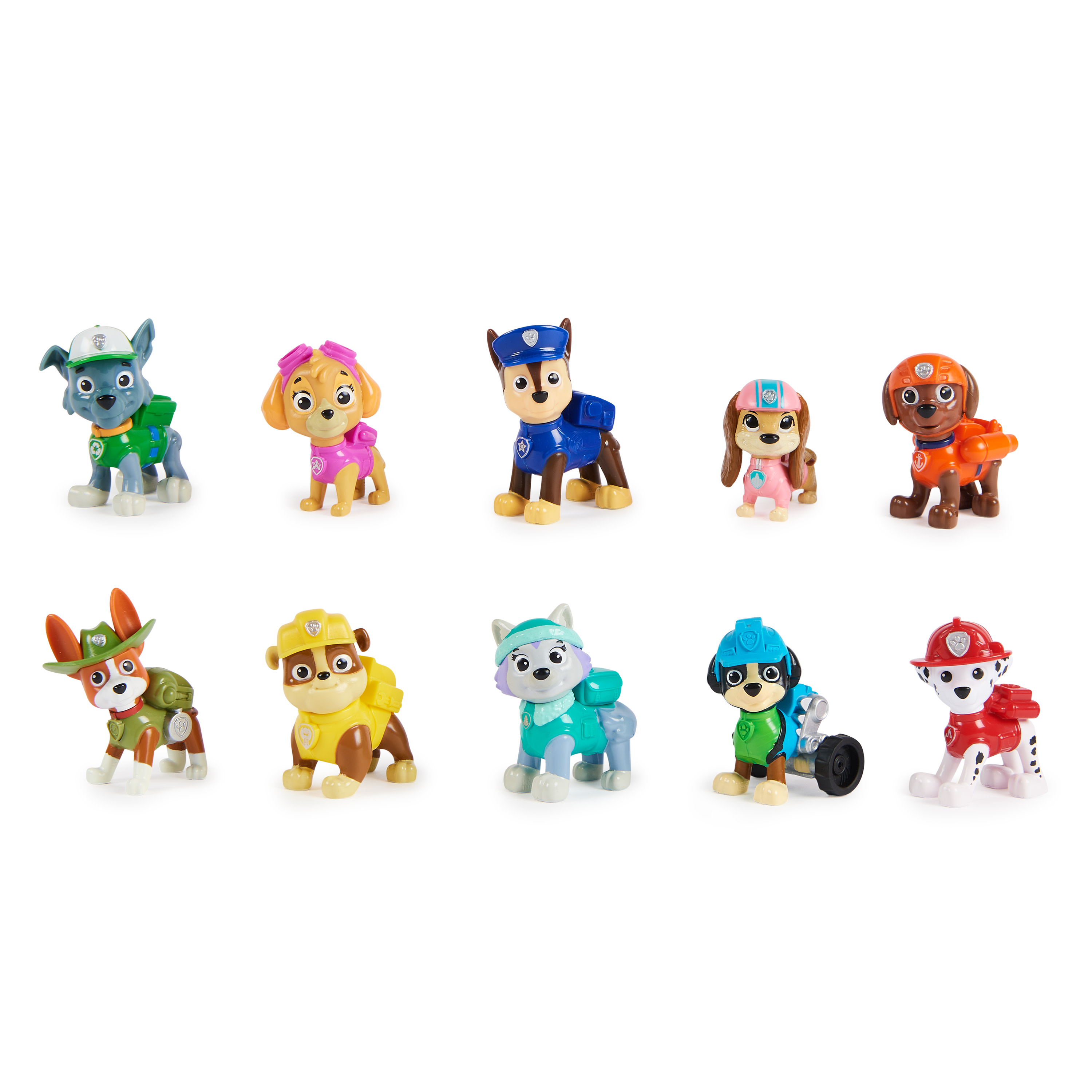 PAW Patrol , Confezione Regalo Anniversario 10 Anni, Personaggi Collezione, 10 Cuccioli Inclusi, Giochi Bambini, 3+ Anni