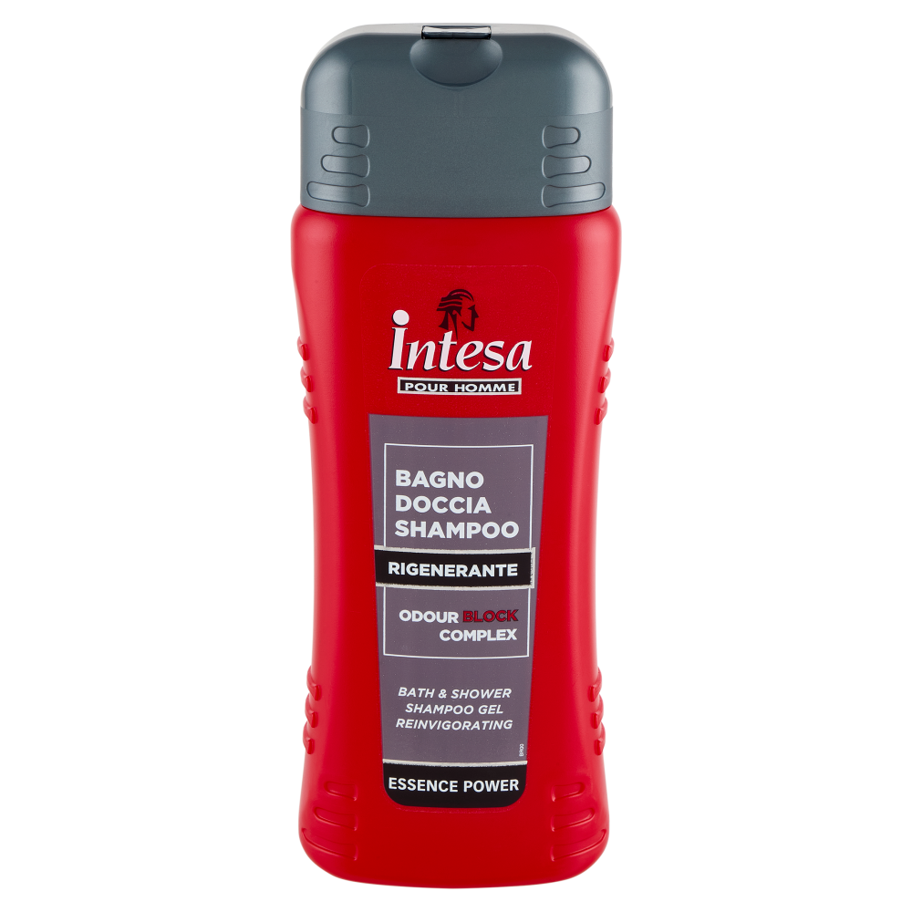 Intesa Pour Homme Bagno Doccia Shampoo Rigenerante Essence Power 500 mL