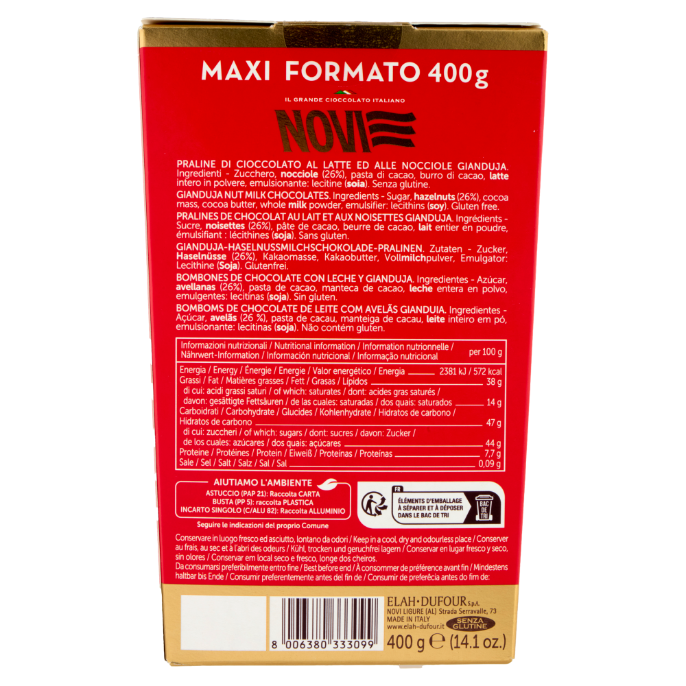 Novi Gianduiotto Classico 400 g
