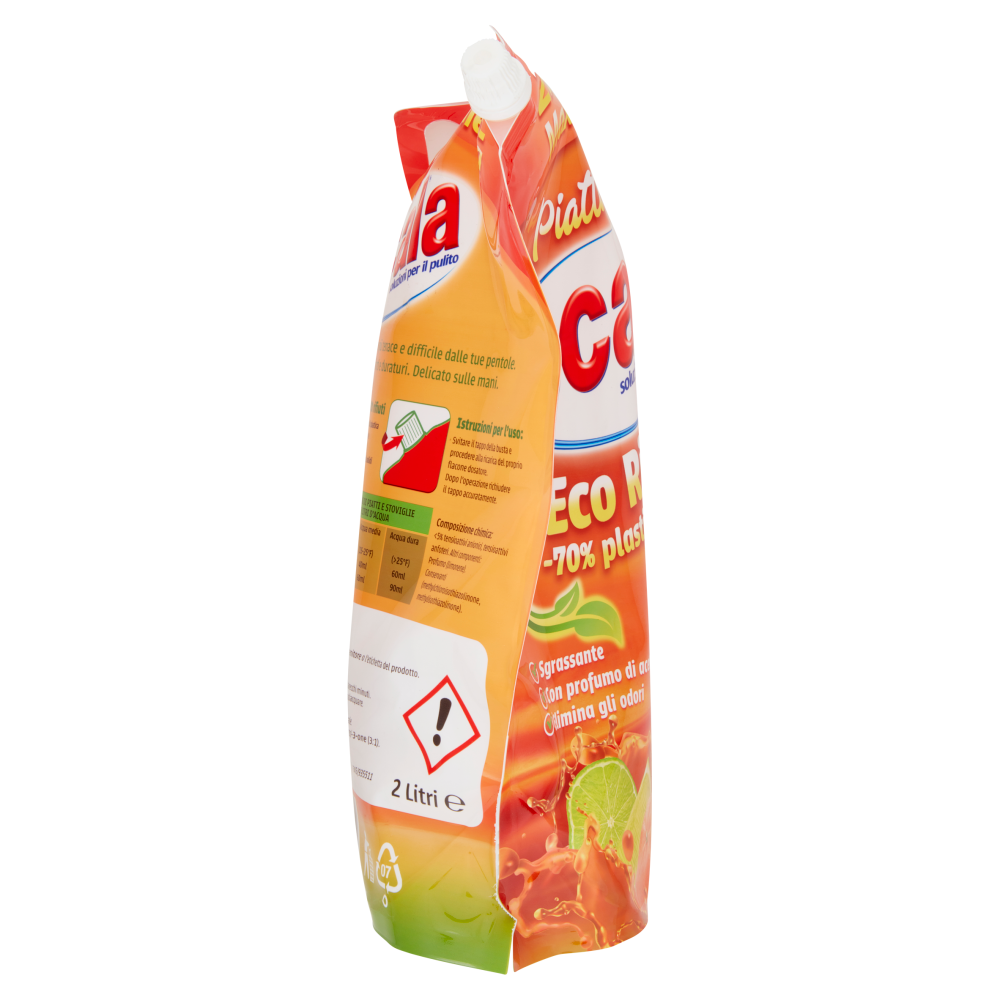 scala Piatti Eco Ricarica* con profumo di aceto e agrumi 2 Litri