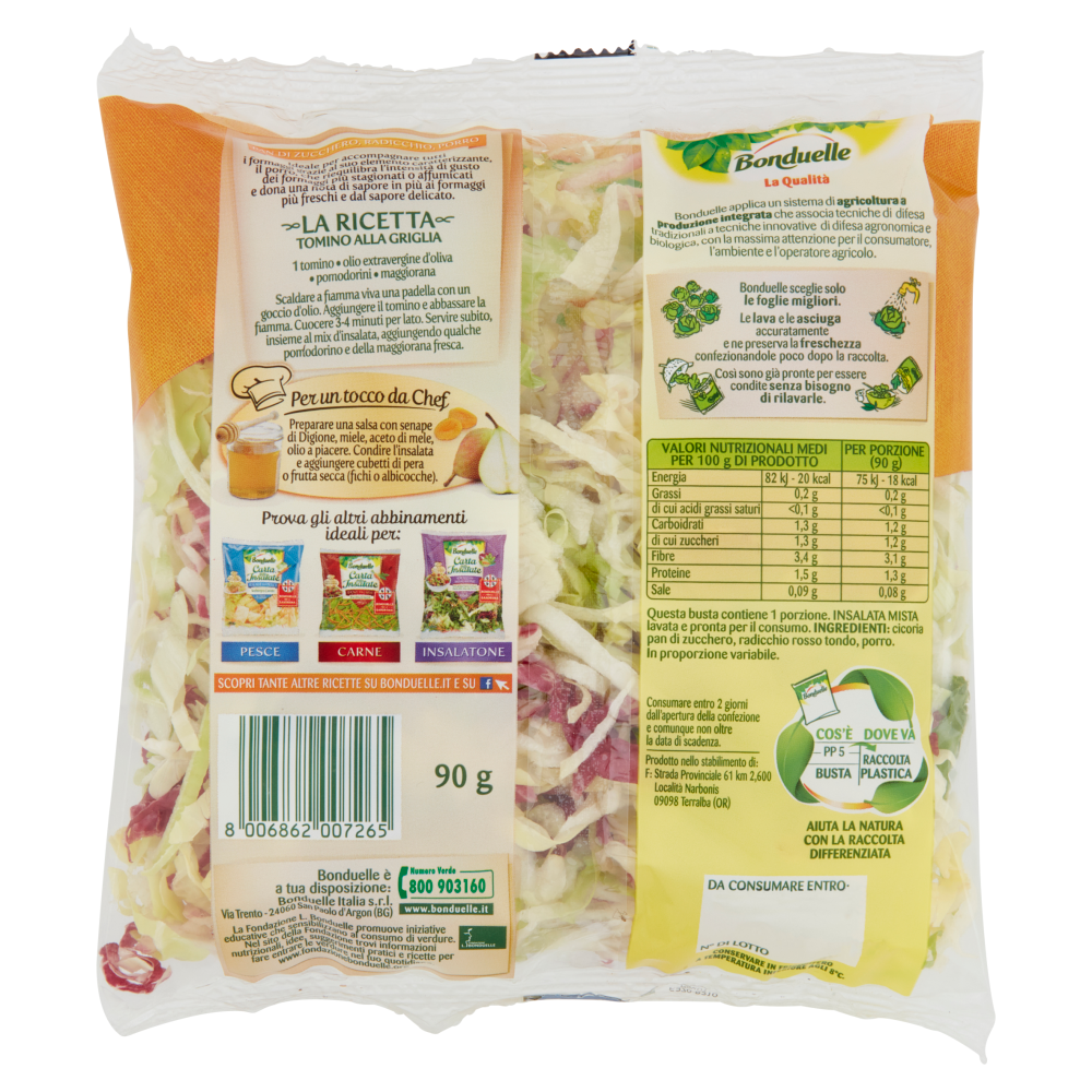Bonduelle Carta delle Insalate Ricetta Squisita 90 g
