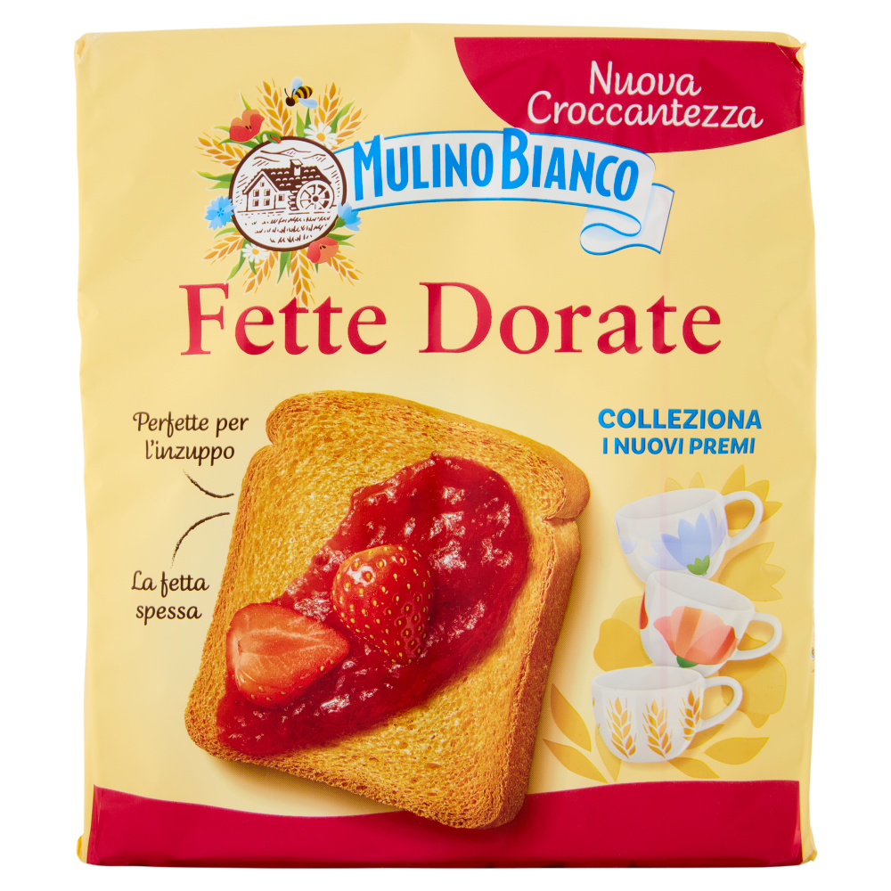 Mulino Bianco Fette Biscottate Dorate 315g