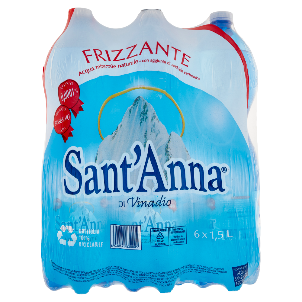 Sant'Anna di Vinadio Frizzante 6 x 1,5 L