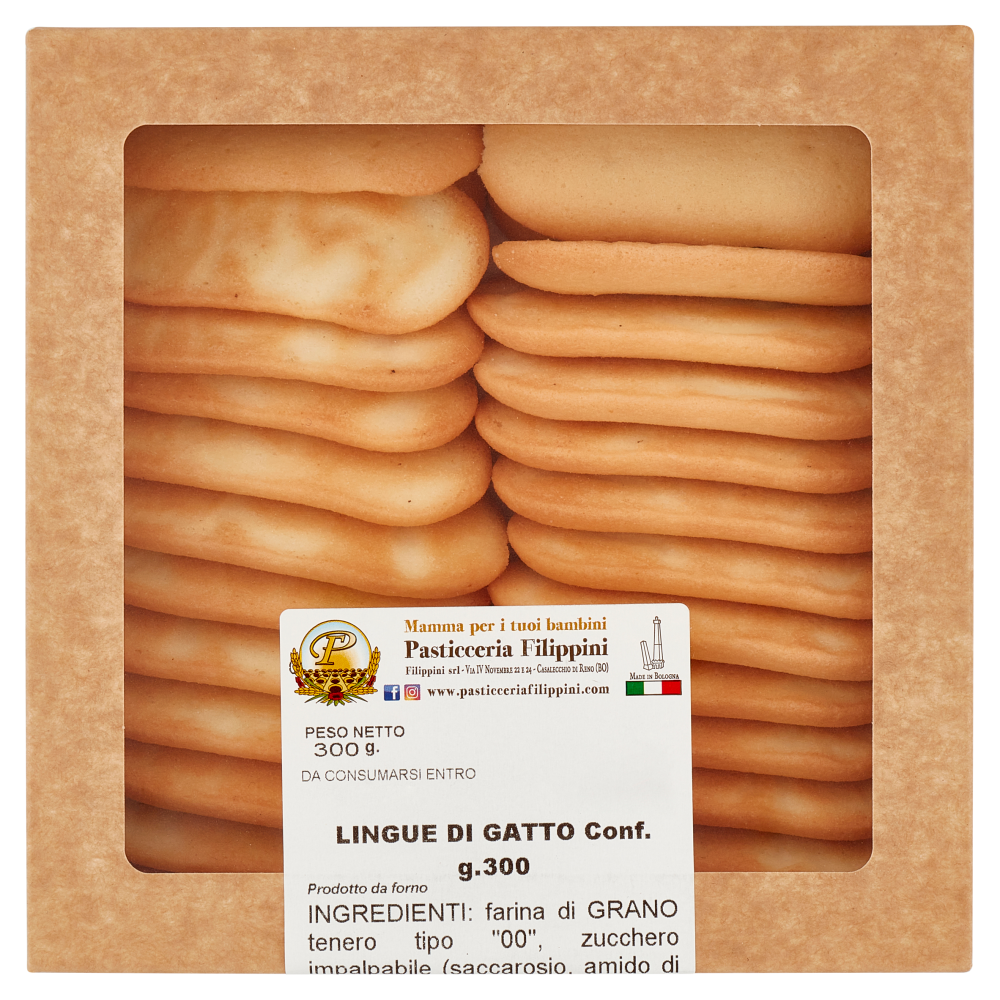 Pasticceria Filippini Lingue di Gatto Conf. 300 g