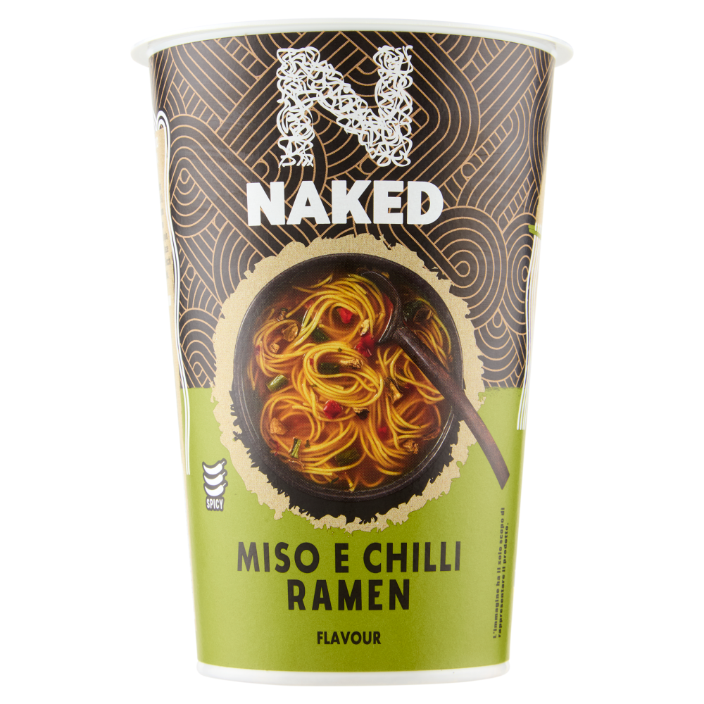 Naked Miso e Chilli Ramen Flavour 80 g