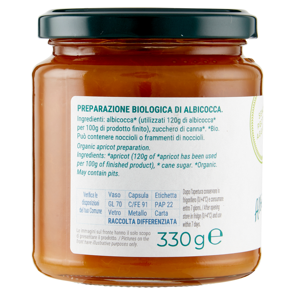 Bio Più Albicocca 330 g