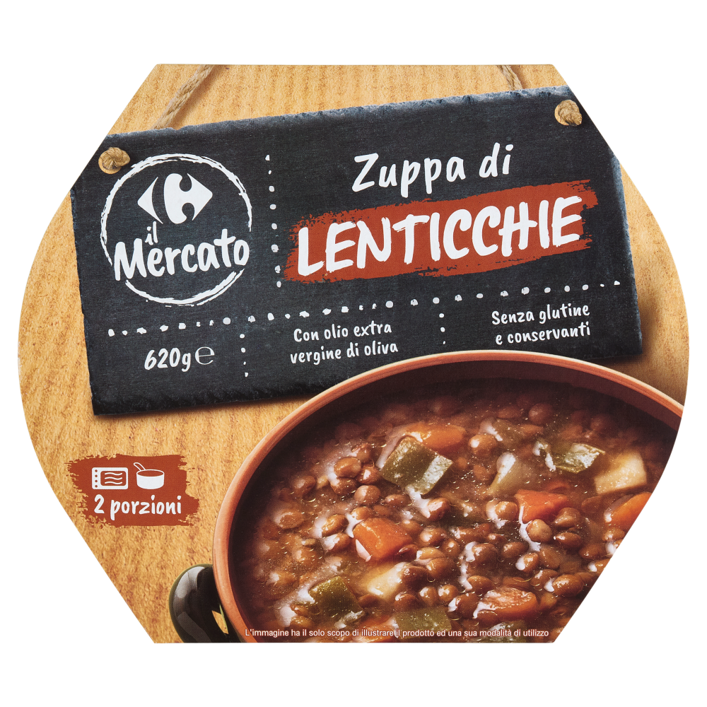 Carrefour il Mercato Zuppa di Lenticchie 620 g