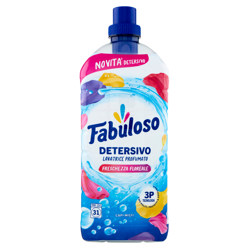 Fabuloso Detersivo Lavatrice per Bucato Freschezza Floreale 1250ml