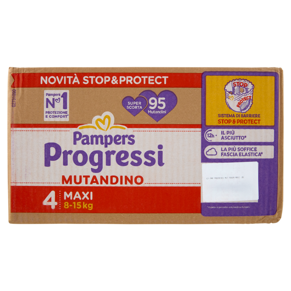 Pampers Progressi Mutandino Maxi 95 pz