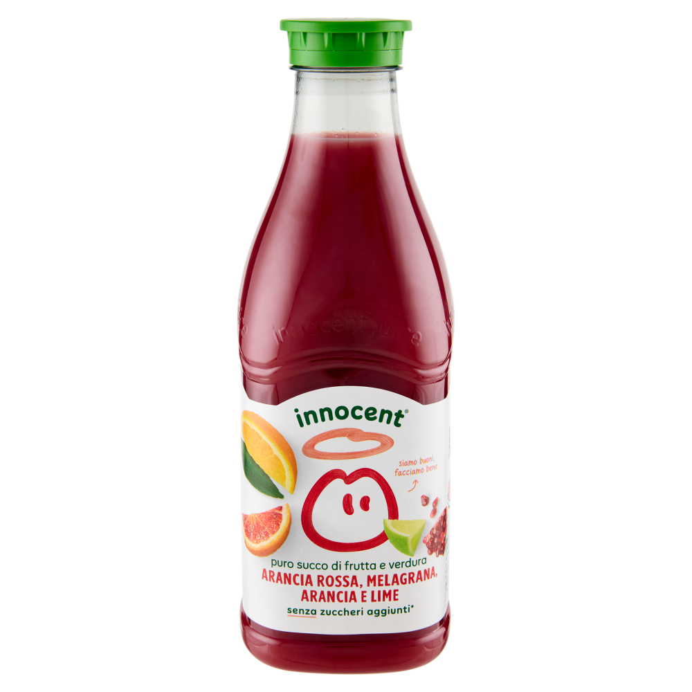 innocent puro succo di frutta Arancia Rossa, Melagrana, Arancia e Lime 900 ml