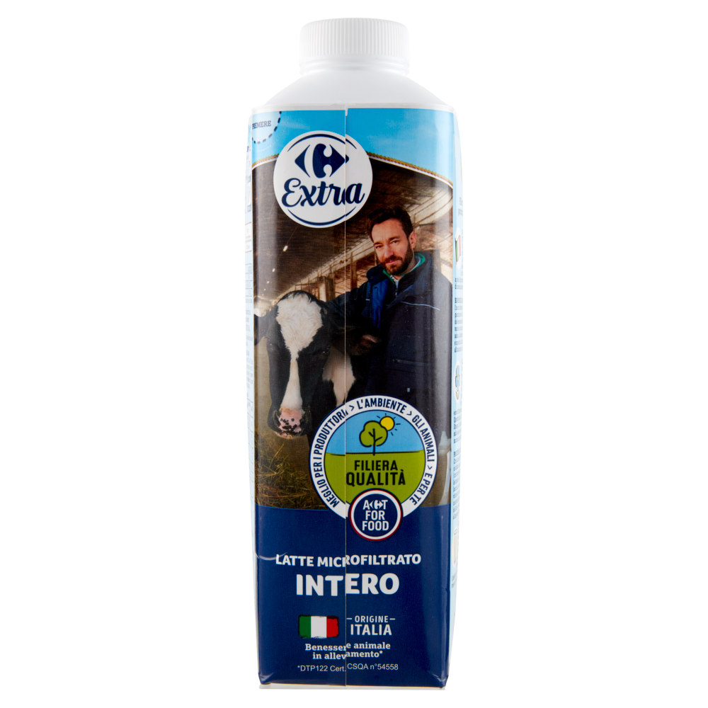 Carrefour Extra Latte Microfiltrato Intero 1 L