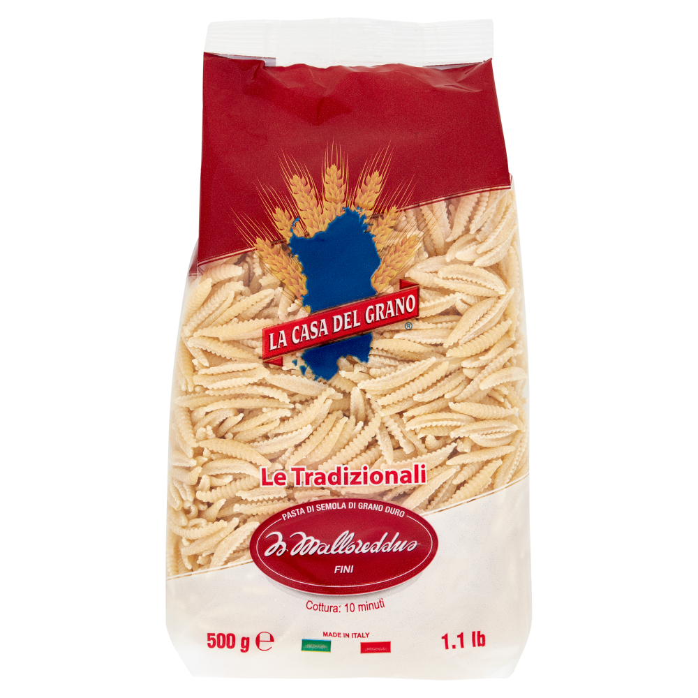 La Casa del Grano Le Tradizionali Is Malloreddus Fini 500 g