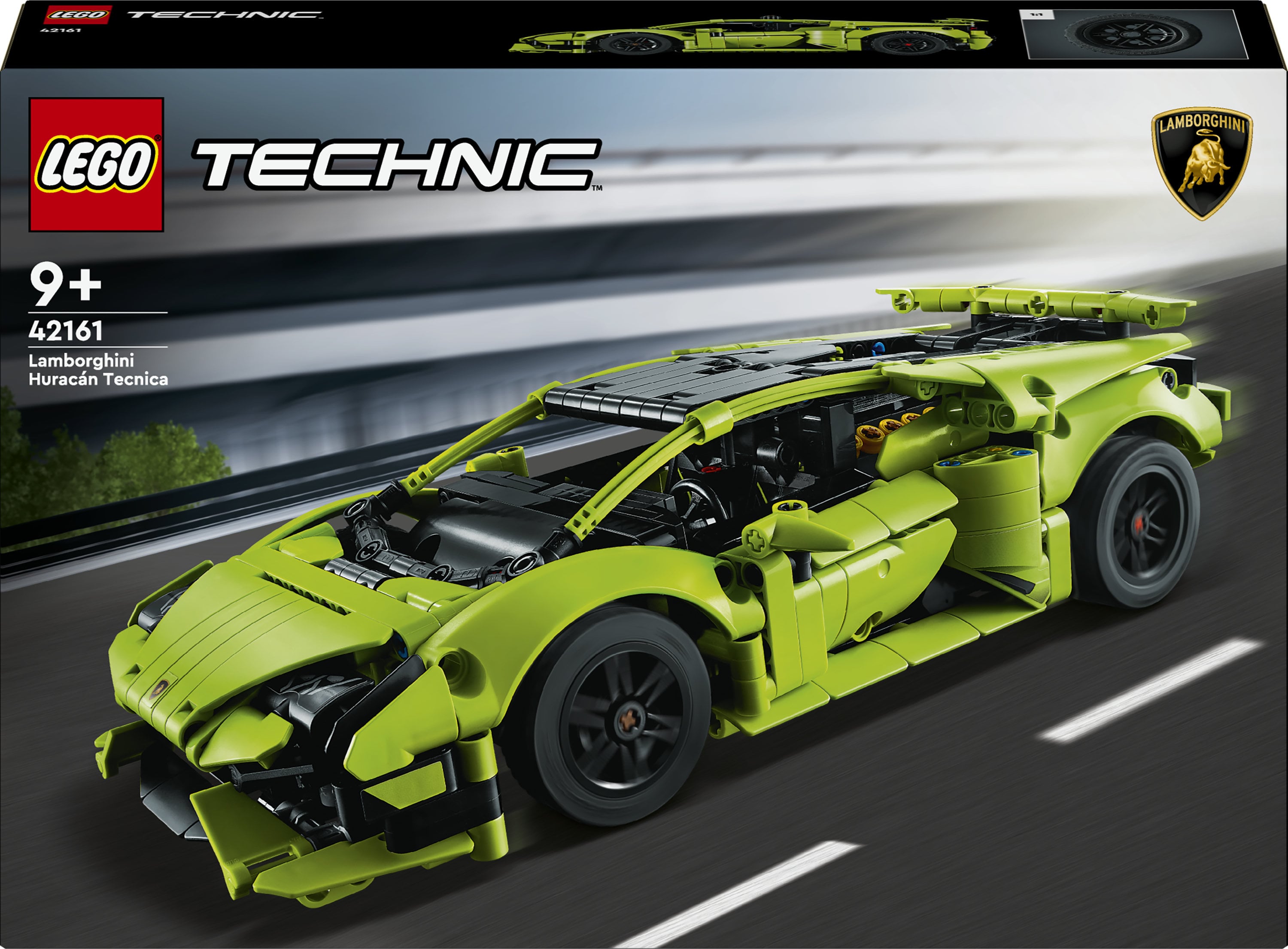 LEGO Technic 42161 Lamborghini Hurac&aacute;n Tecnica, Modellino di Auto da Costruire, Macchina Giocattolo per Bambini