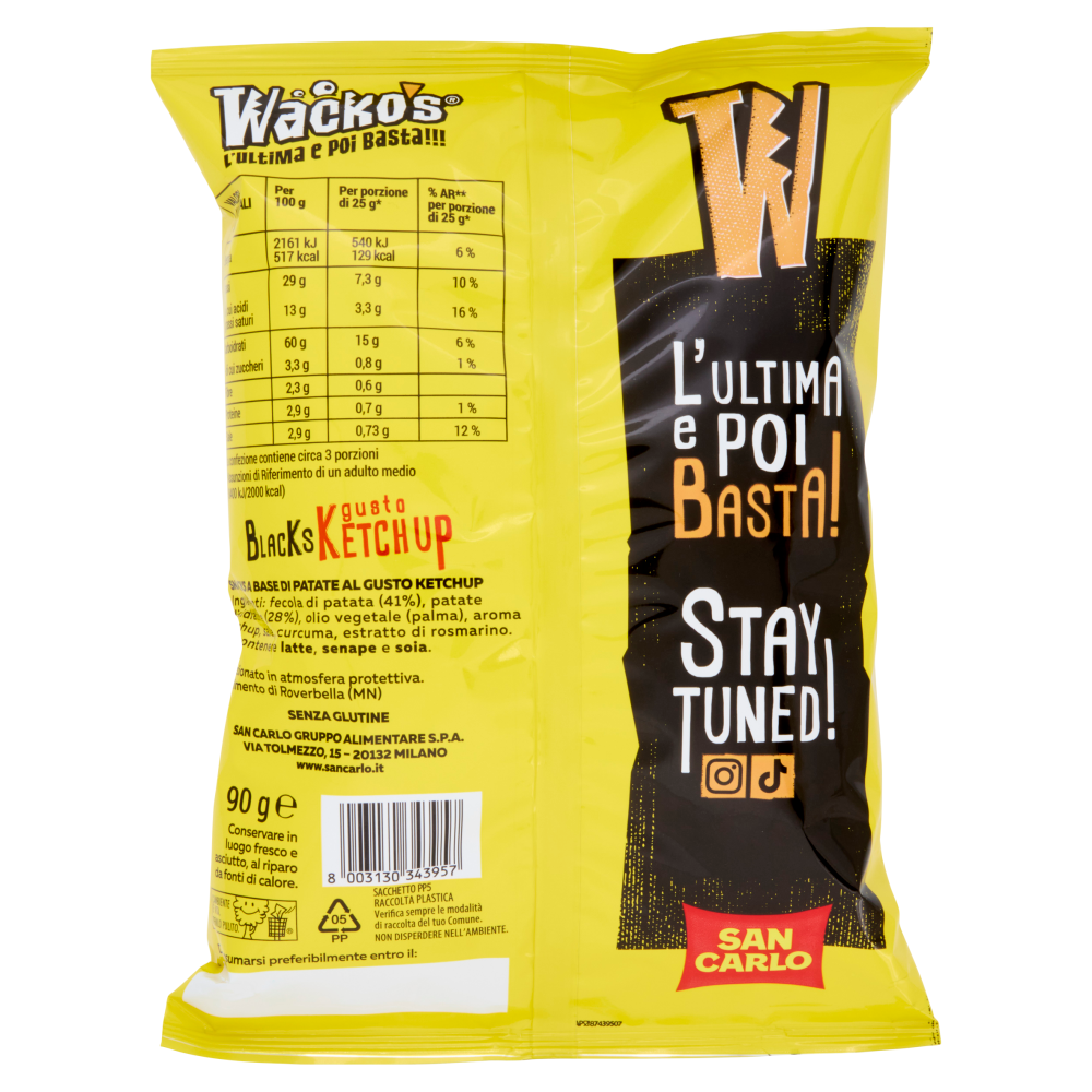 Wacko's Blacks gusto Ketchup 90 g