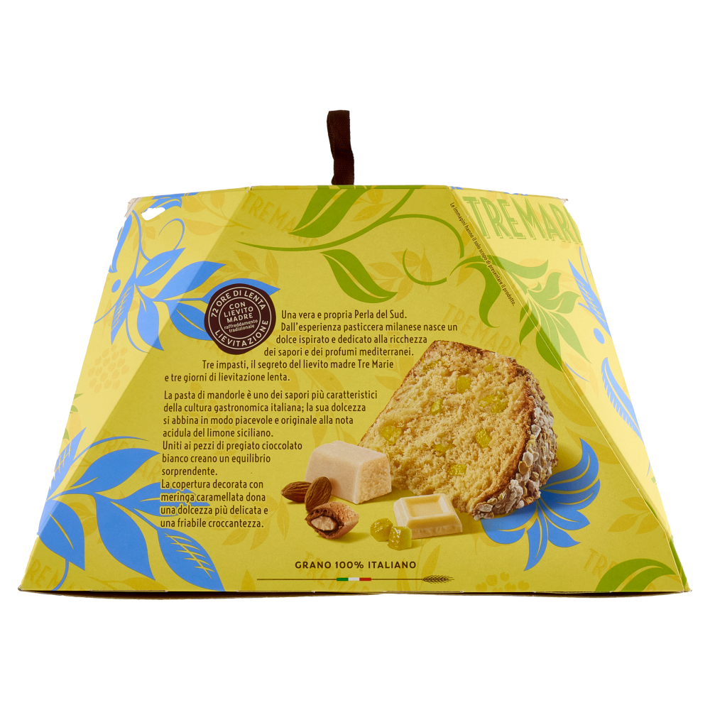 Tre Marie Panettone Pasta di Mandorle e Limone 850 g