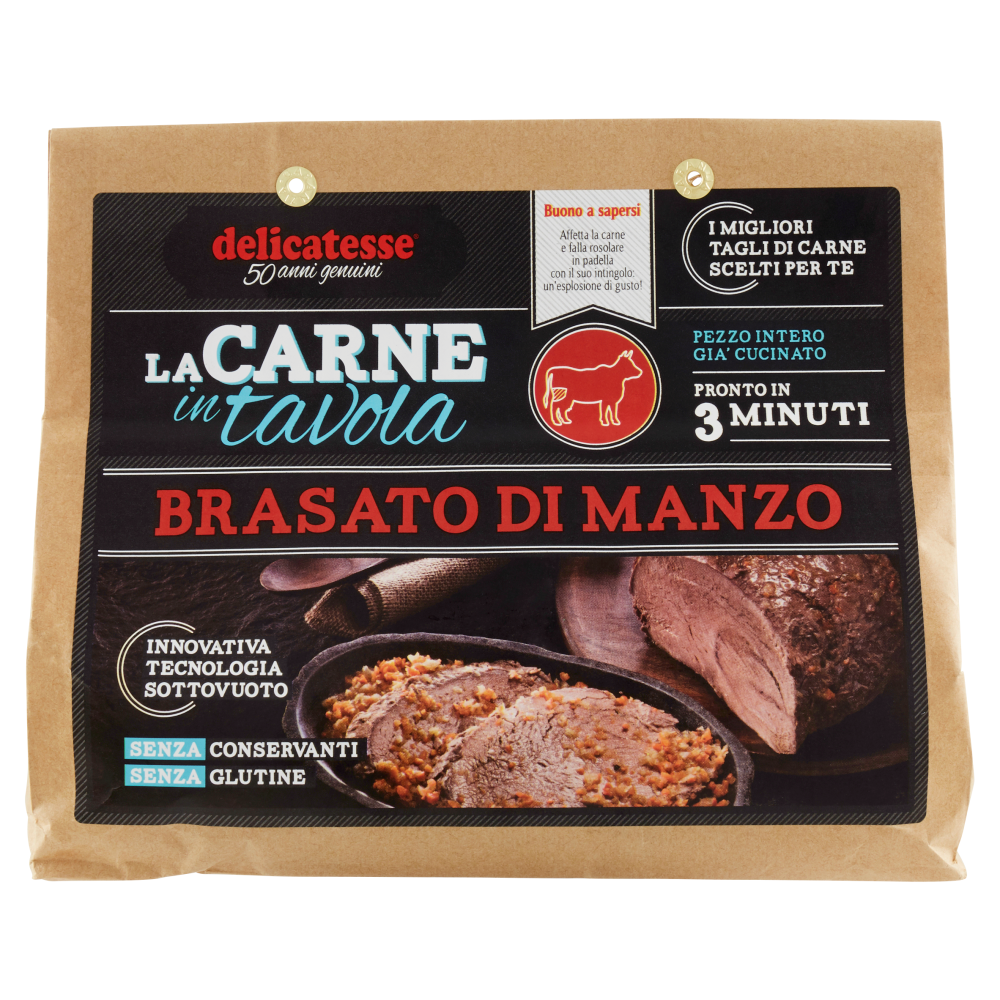 delicatesse La Carne in tavola Brasato di Manzo 700 g