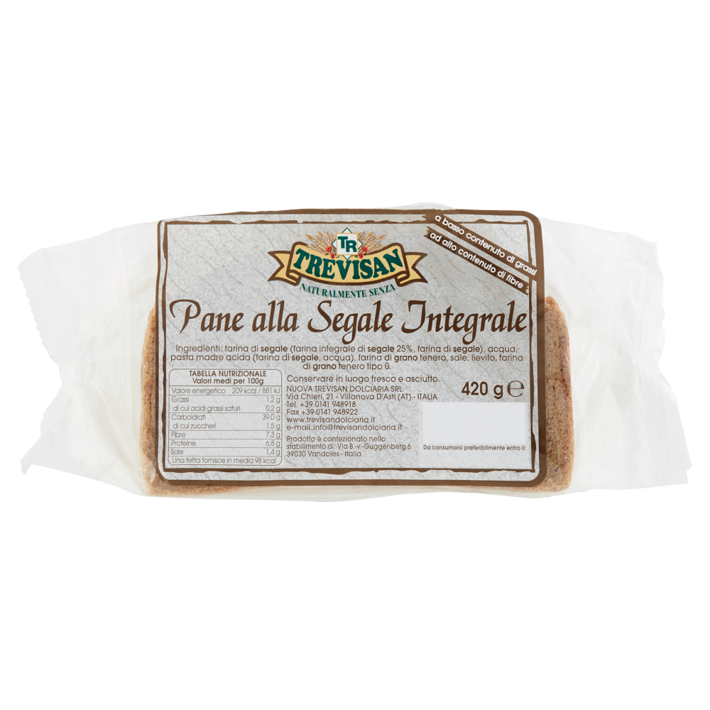 Trevisan Pane alla Segale Integrale 420 g