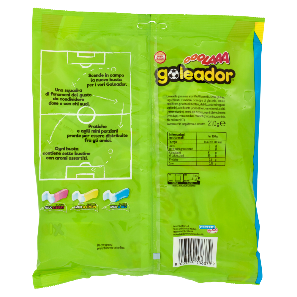 goleador Ooolaaa Mix 7 Bustine 210 g