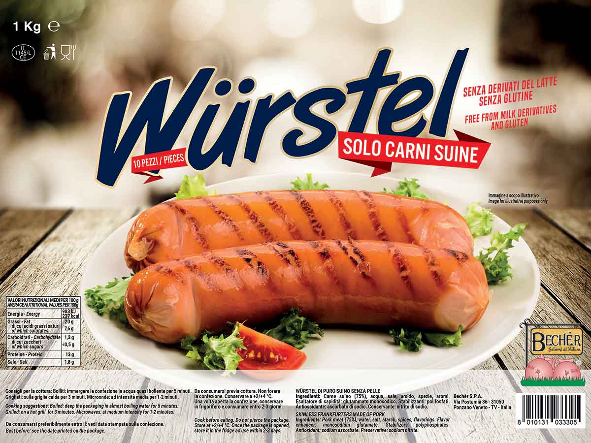 Wurstel Griglia Confezione Famiglia 1kg