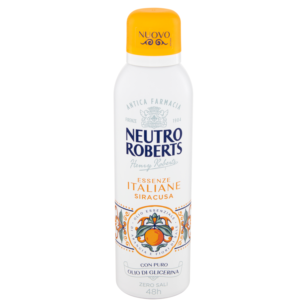 Neutro Roberts Essenze Italiane Siracusa Olio Essenziale di Arancia e Fiori di Sale 200 ml