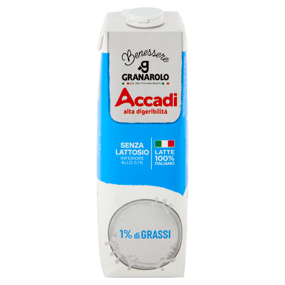 Granarolo Benessere Accadì Senza Lattosio 1% di Grassi 1 L