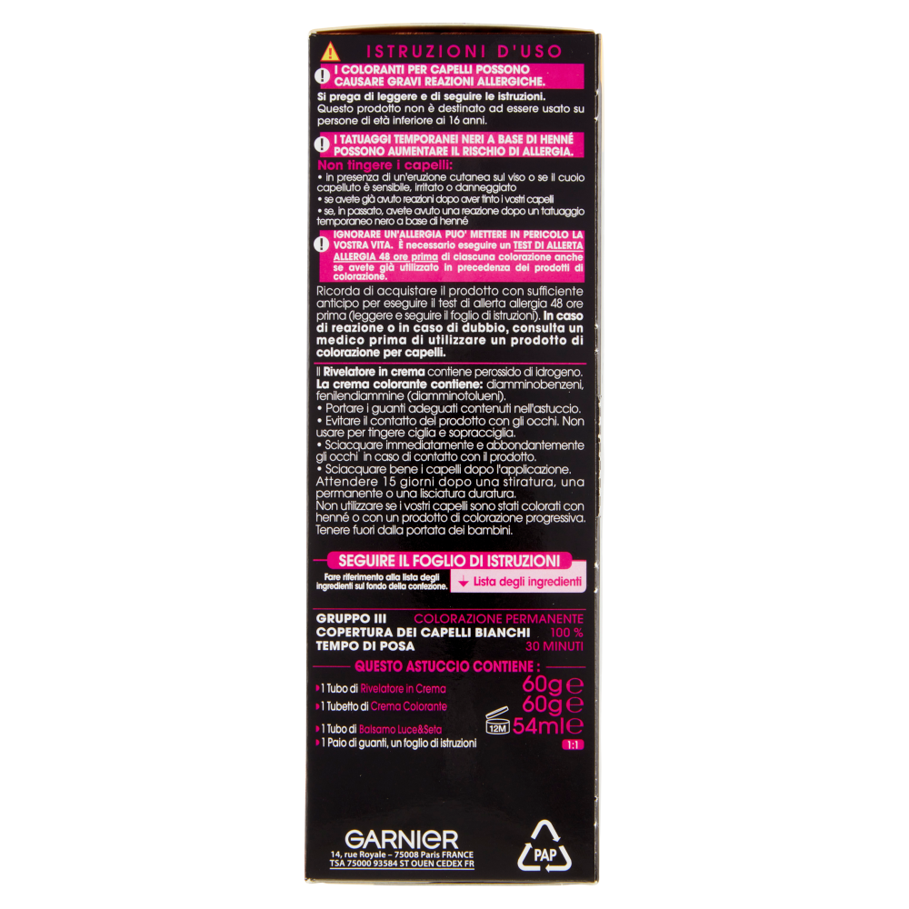 Garnier Olia Tinta Capelli, Senza Ammoniaca, Goldlight brown 63