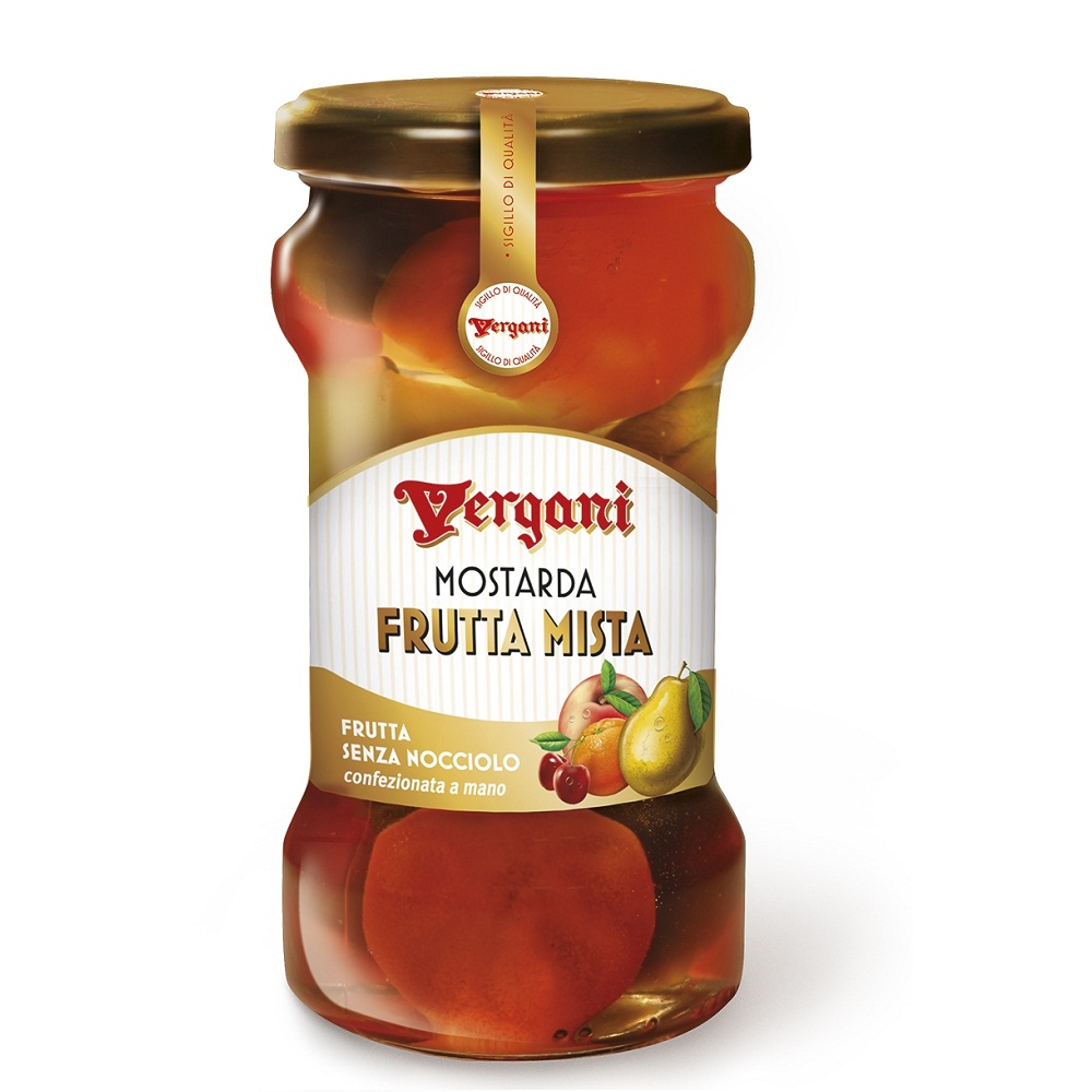 Vergani Mostarda Frutta Mista di Cremona 400 g
