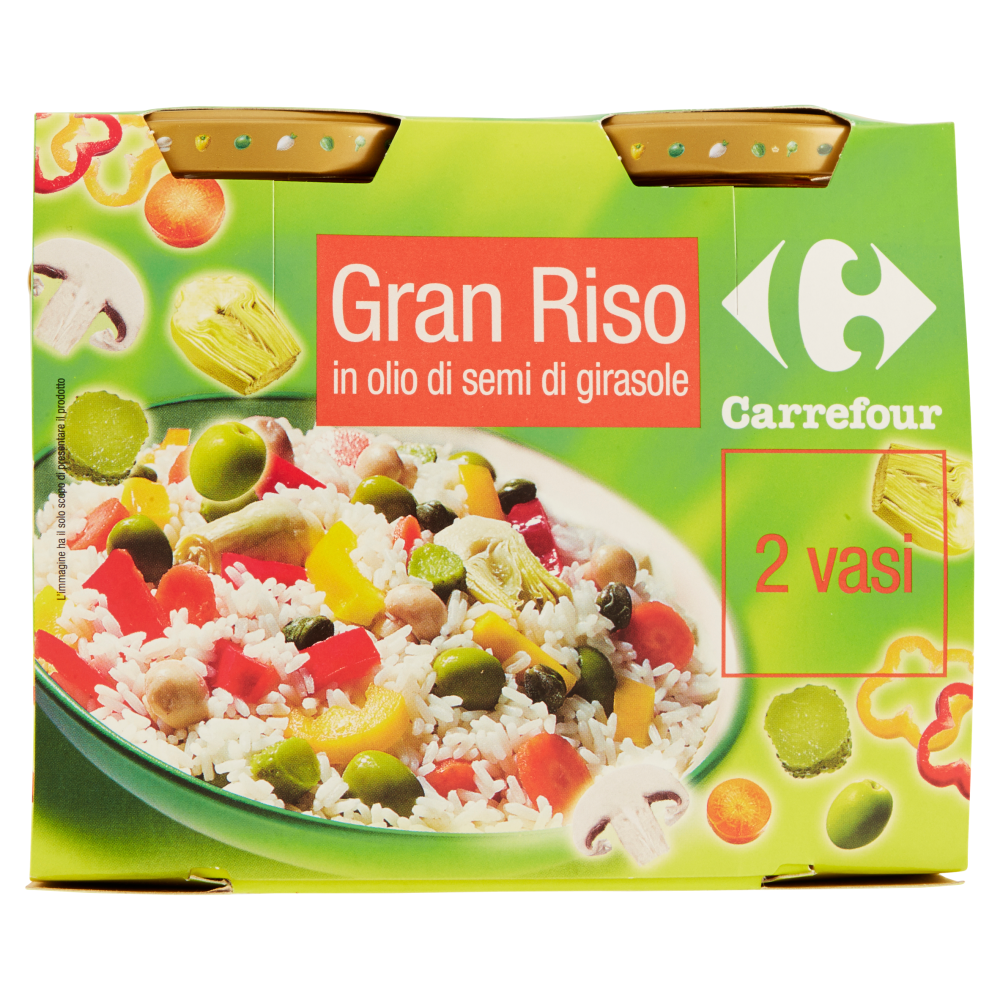 Carrefour Gran Riso in olio di semi di girasole 2 x 340 g
