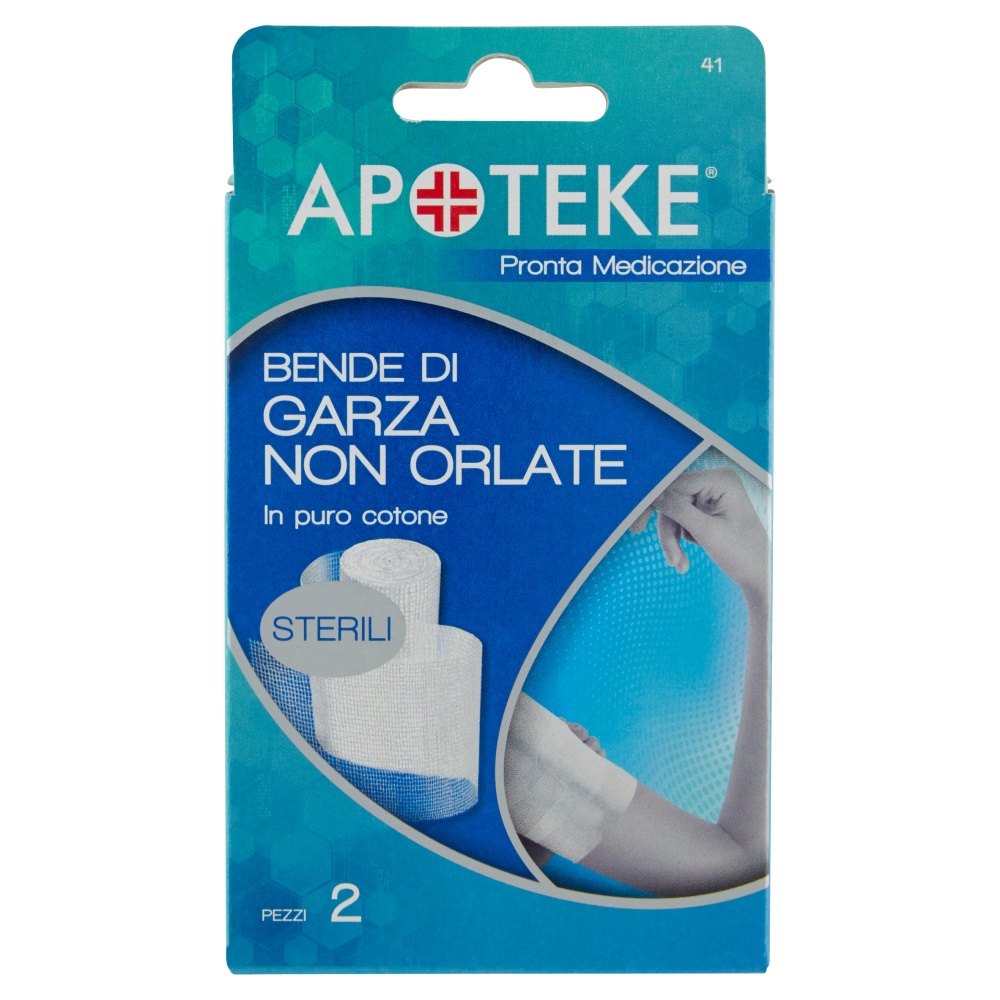 Apoteke Pronta Medicazione Bende di Garza Non Orlate 2 pz
