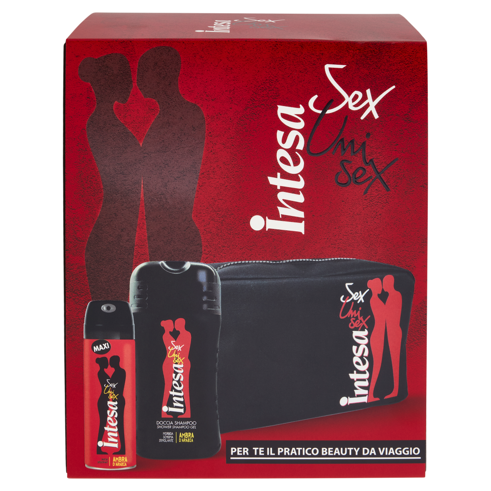 Intesa Sex Unisex Parfum Deodorant Ambra 150 mL + Gel Doccia Shampoo Ambra 250 mL