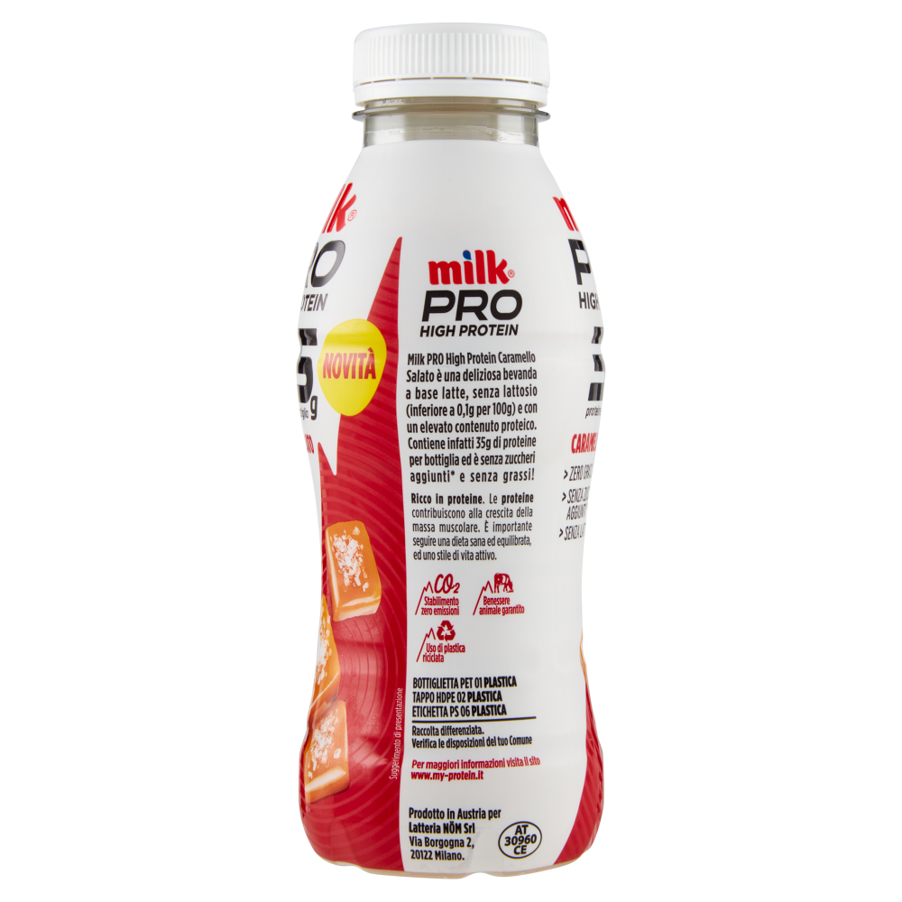 Milk Pro High Protein 35g Caramello Salato 350 g