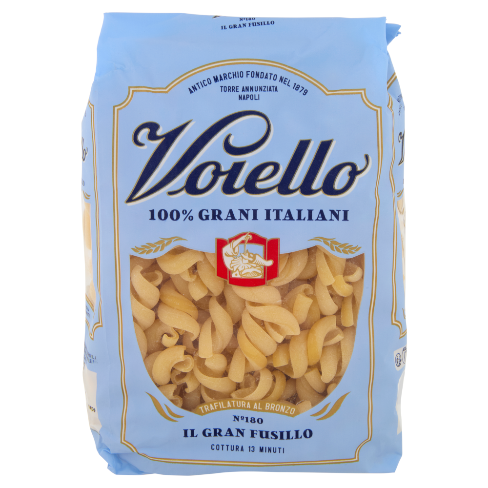 Voiello Pasta Il Granfusillo N°180 grani 100% italiani Trafilata bronzo 500g