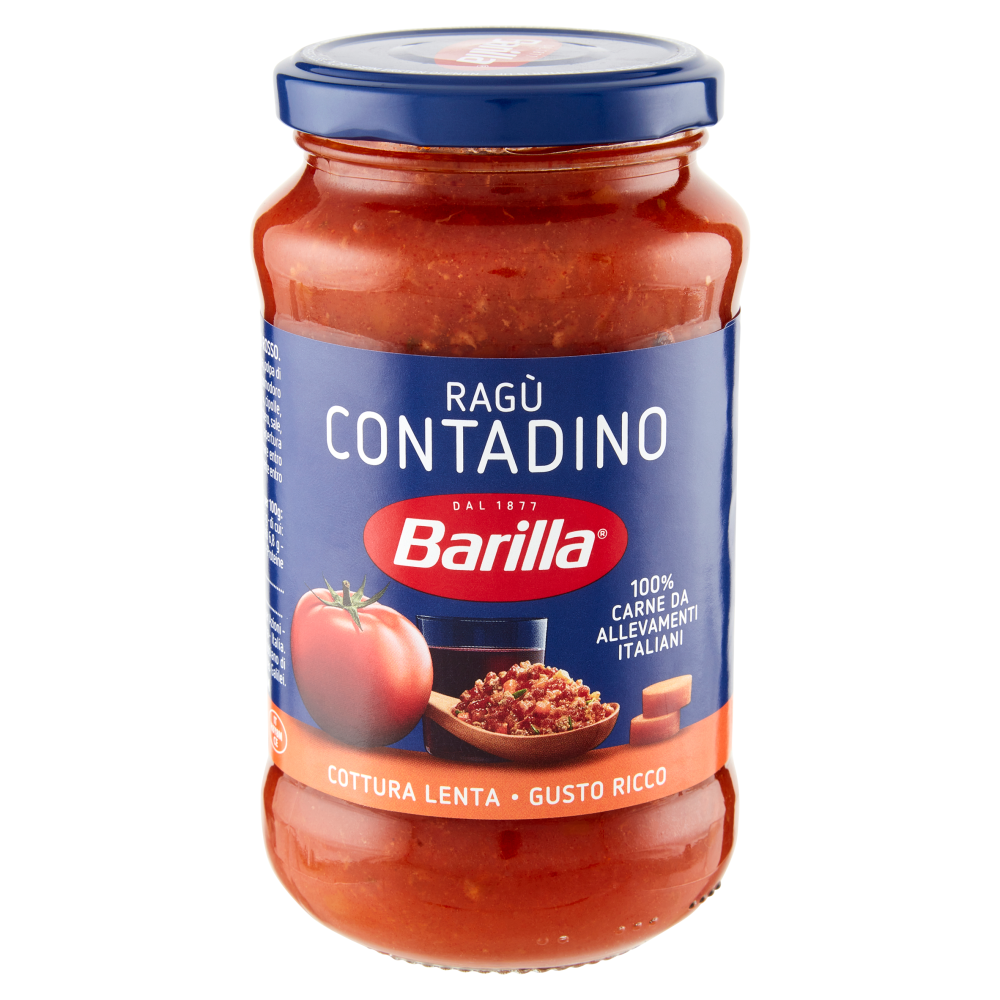 Barilla Sugo Rag&ugrave; Contadino vino rosso Condimento per Pasta 400g