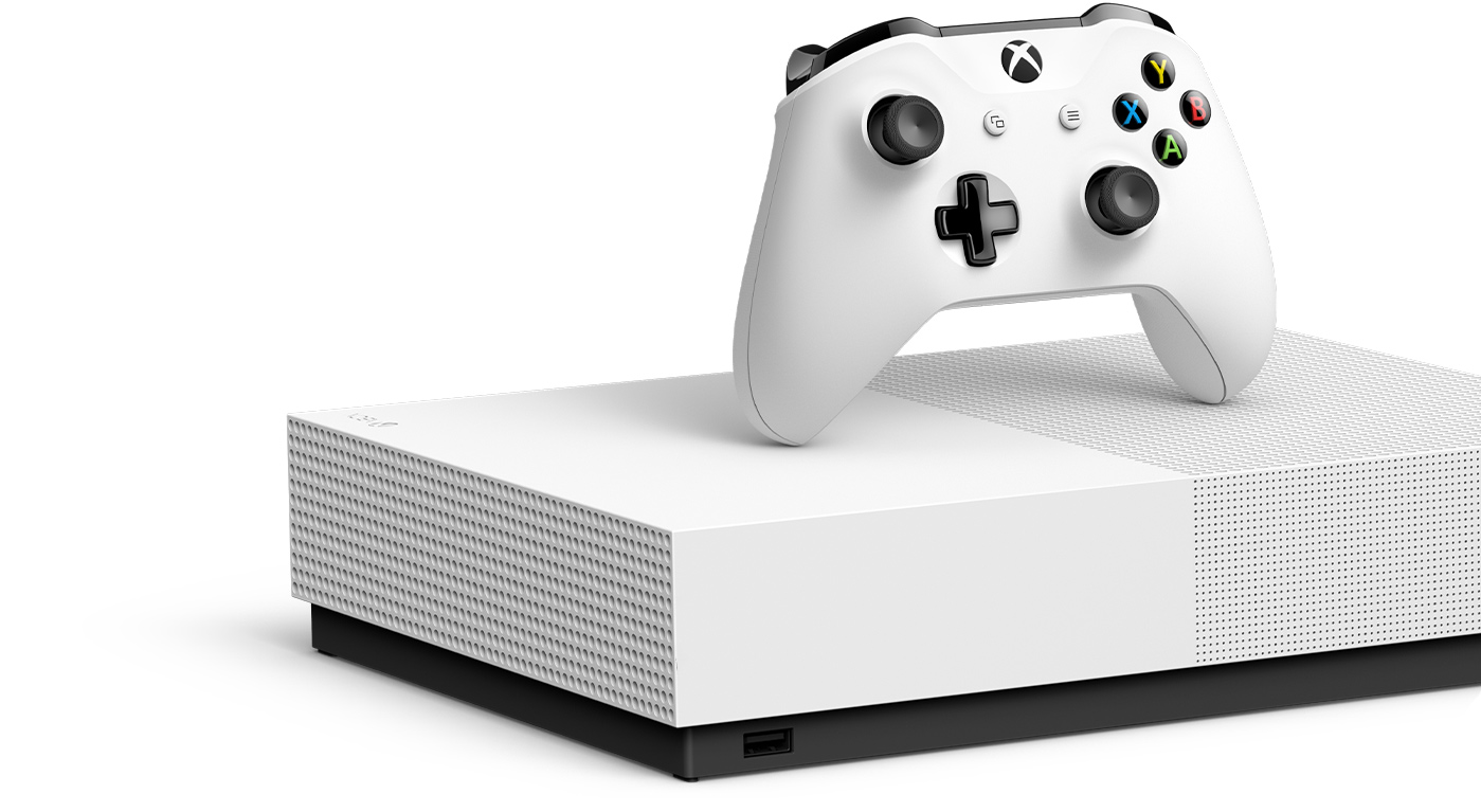 Microsoft Xbox One S All-Digital Edition 1 TB Wi-Fi Bianco