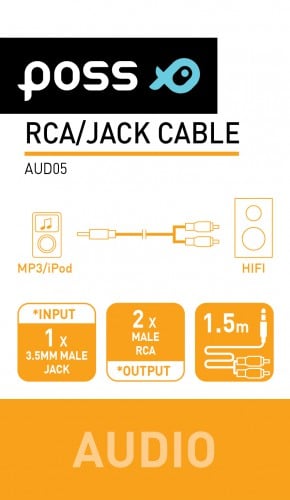 Carrefour Cavo RCA/Jack 1.5 m