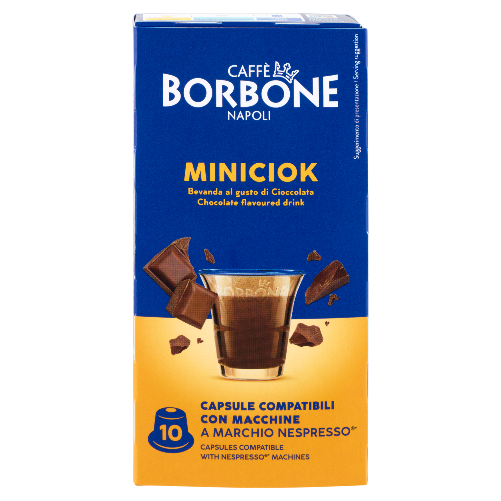 Caff&egrave; Borbone Miniciok Capsule Compatibili Nespresso* 10 x 7 g