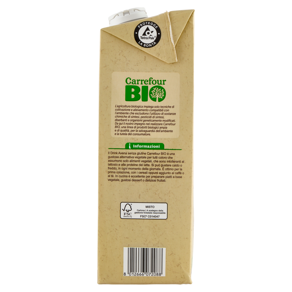 Carrefour Bio Drink Avena senza glutine 1 L