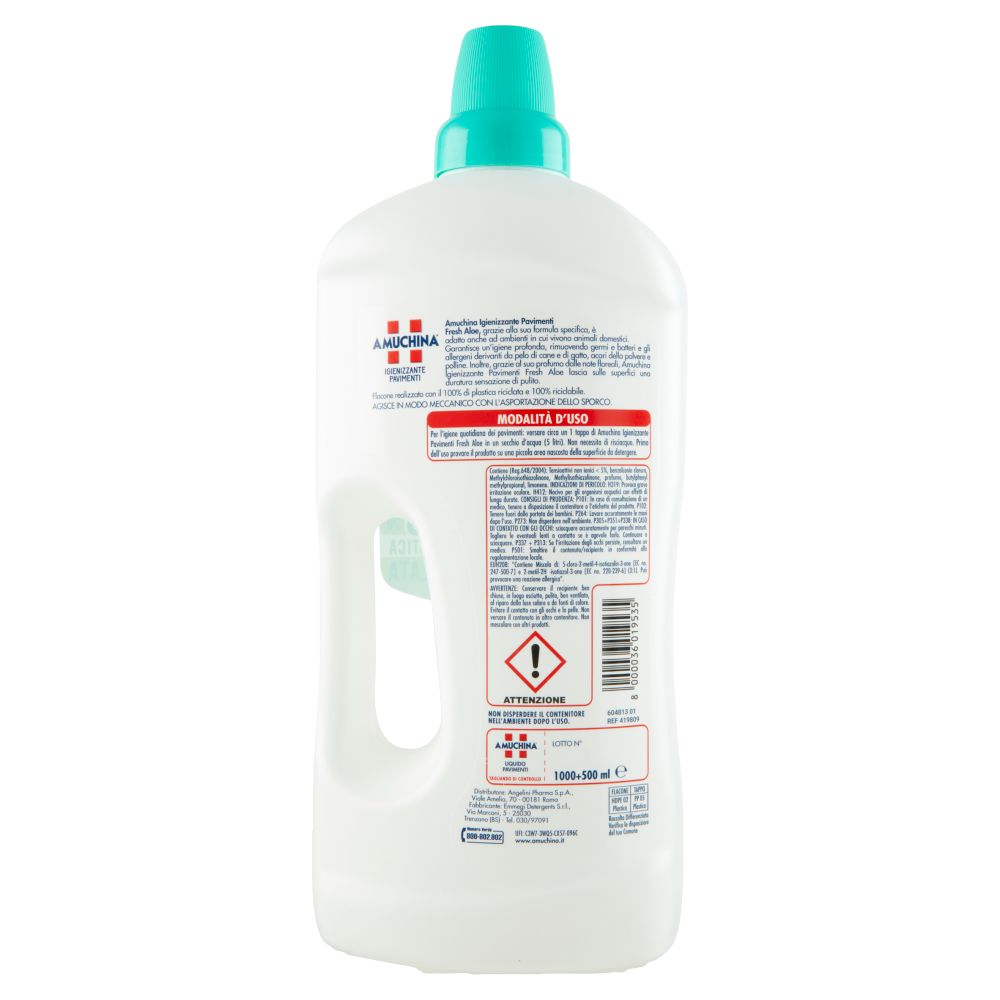 Amuchina Igienizzante Pavimenti Fresh Aloe 1000 + 500 ml