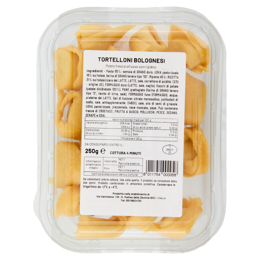 Racconti di pasta Tortelloni bolognesi 250 g