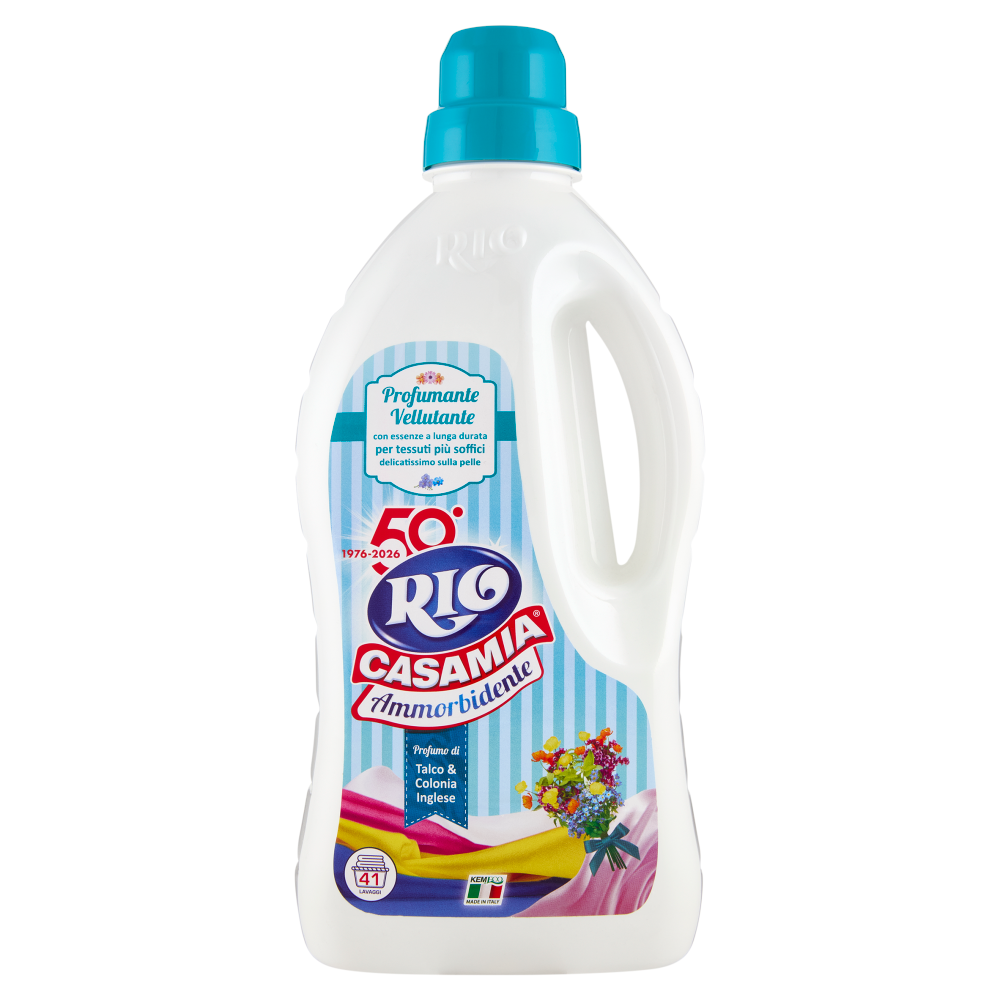 Rio Casamia Ammorbidente Profumo di Talco & Colonia Inglese 1640 ml