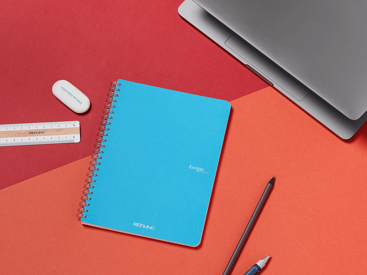 Fabriano Ecoqua Original quaderno per scrivere A4 40 fogli Viola