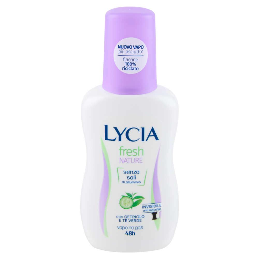 Lycia fresh Nature Deodorante Vapo con Cetriolo e T&egrave; Verde 75 ml