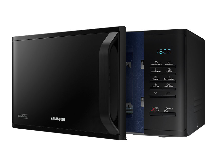 Samsung MS23K3513AK forno a microonde Superficie piana Solo microonde 23 L  800 W Nero | Carrefour