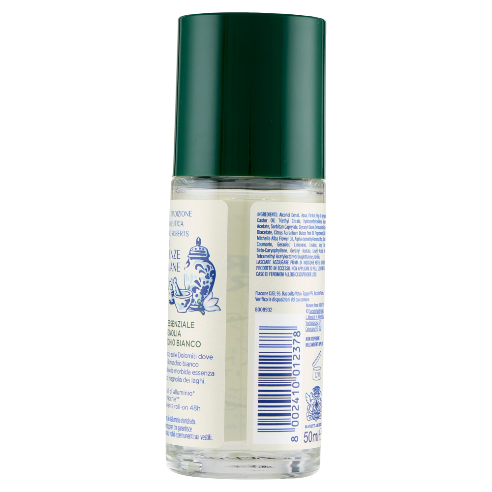 Neutro Roberts Essenze Italiane Dolomiti Olio Essenziale di Magnolia e Muschio Bianco 50 ml