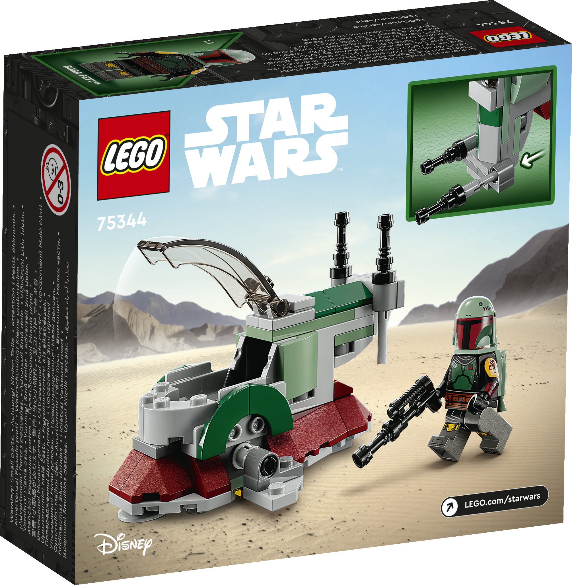 LEGO Star Wars Astronave di Boba Fett™ Microfighter