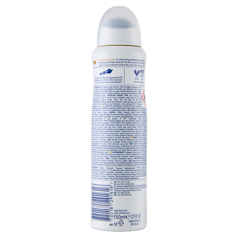 Dove advanced Care invisible dry white freesia & violet flower scent anti-perspirant 150 ml
