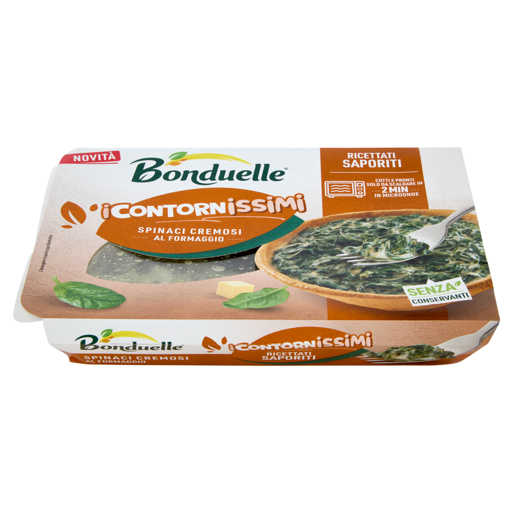 Bonduelle i Contornissimi Ricettati Saporiti Spinaci Cremosi al Formaggio 220 g